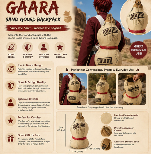 Gaara Sand Gourd Backpack